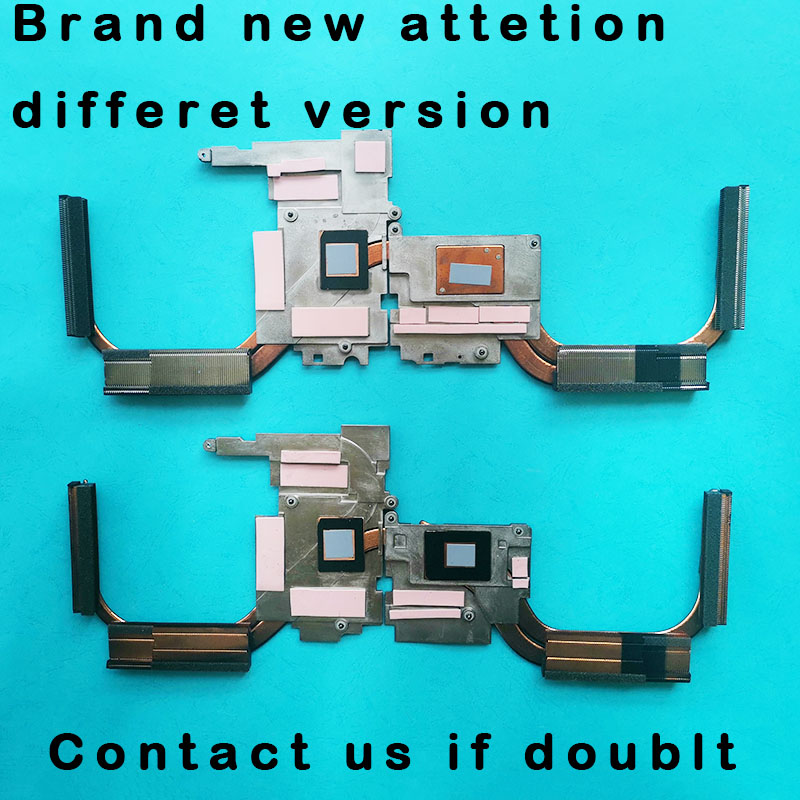 Laptop CPU GPU Heatsink Fan Cooler Radiator for Lenovo Legion 5-15IMH05 82AU 5F10S13917 5F10S13914 DC 5V 0.5A 4PIN