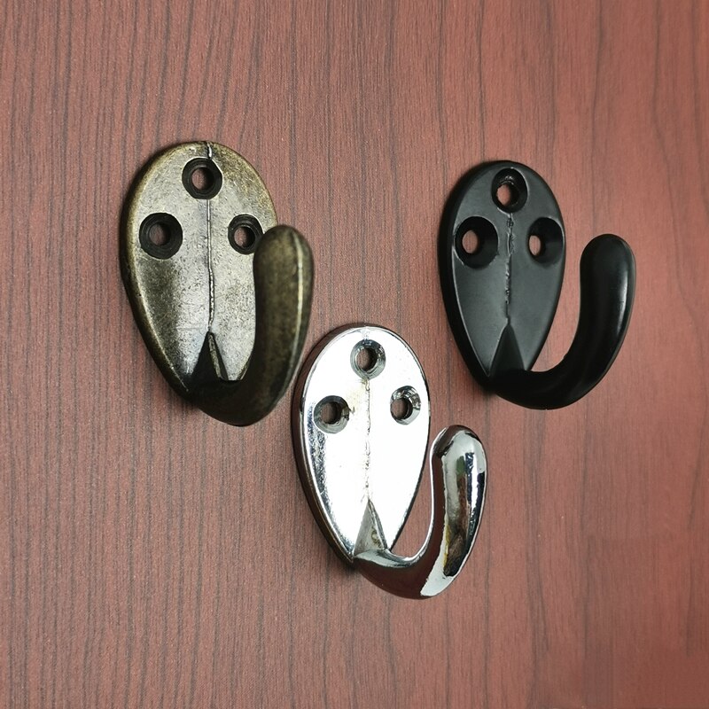 5pcs/lot Silver Antique Hooks Small Wall Hanger Buckle Horn Lock Clasp Hook Hasp Latch For Wooden Jewelry Box Furniture Hardware