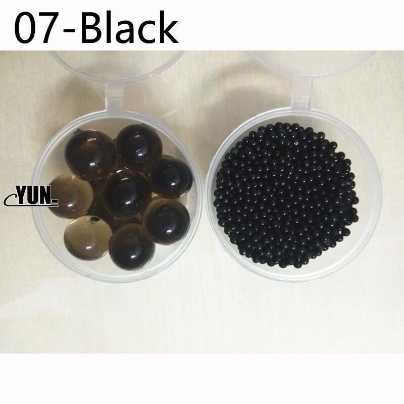 5000PCS Pearl Shaped Hydrogel Crystal Soil Water Beads Bio Gel Mud Grow Magic Jelly Balls Orbiz ForHome Wedding Decor 6D: Black