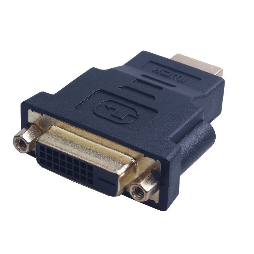 Hdmi til dvi han til hun 24+5/24+1 dvi grafikkort konverter adapter guldbelagt 1080p til for hdtv lcd dvi kabel: 24-1