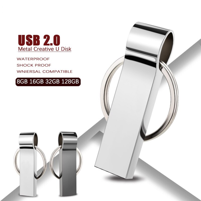 Metal USB Flash Drive Pen Drive 32GB 16GB 8GB 4GB High Speed Usb Flash Drive 64gb 128gb 256gb Usb Memory Disk 512gb pendrive