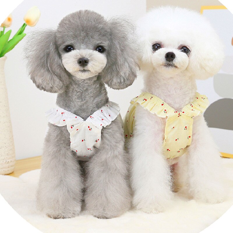 Pet Doggy Clothes Cute Dogs Summer Skirt Dress Puppy Small Dog Vest Yorkie Pomeranian Shih Tzu Maltese Poodle Schnauzer Costumes