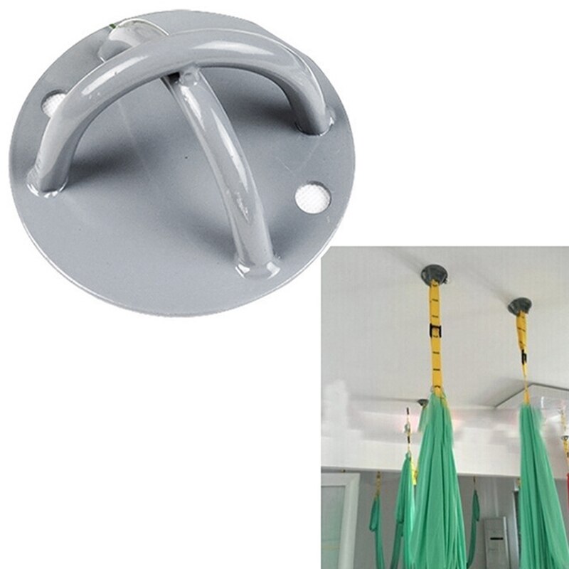 Ceiling Hanging Bracket Yoga Hanging Tension Band with Rope Installation Fixing Plate Wall Buckle