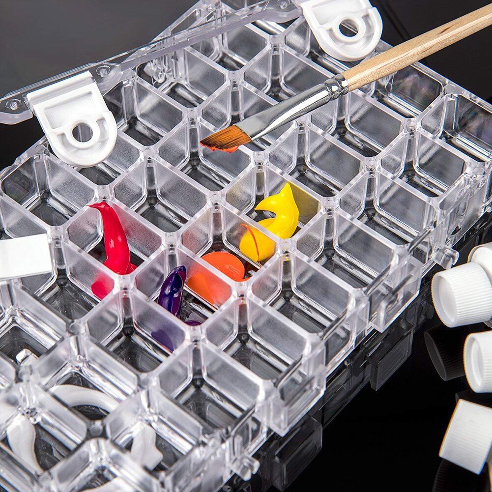 Peinture outils plateau de rangement vide aquarelle Palette boîte étanche pour débutant Arts multifonction étudiants voyage Portable