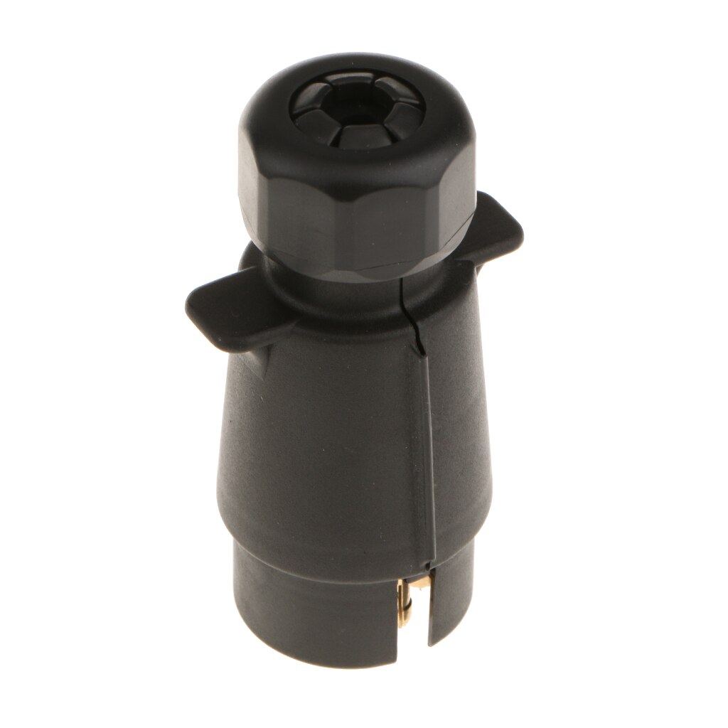 Caravan Truck RV Boat 7Pin Way Round Trailer Light Socket Connector Plug