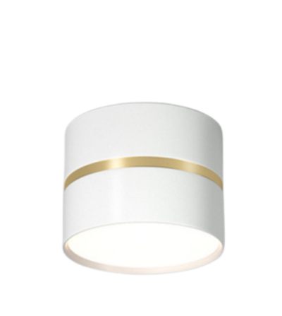 Led-spotlights blændfri downlight 7w 9w 12w stue soveværelse gang butik påbygget downlight 220v loftslamper: Rgb / 3w / Sort