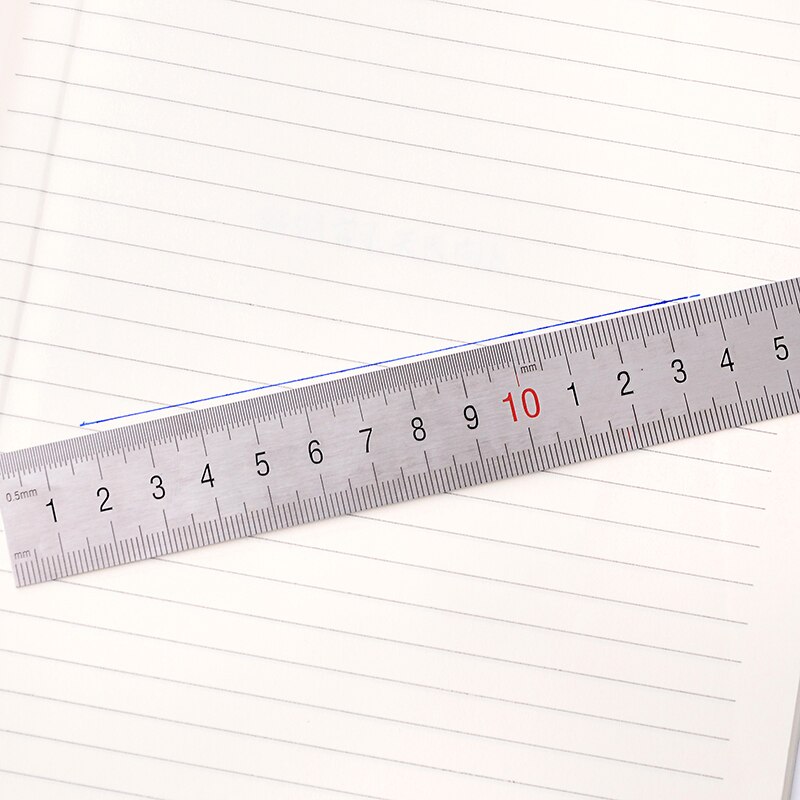 Sewing Foot 30cm Stainless Steel Metal Straight Ruler Tool Precision Double Sided Measuring Stationery School Office Supplies