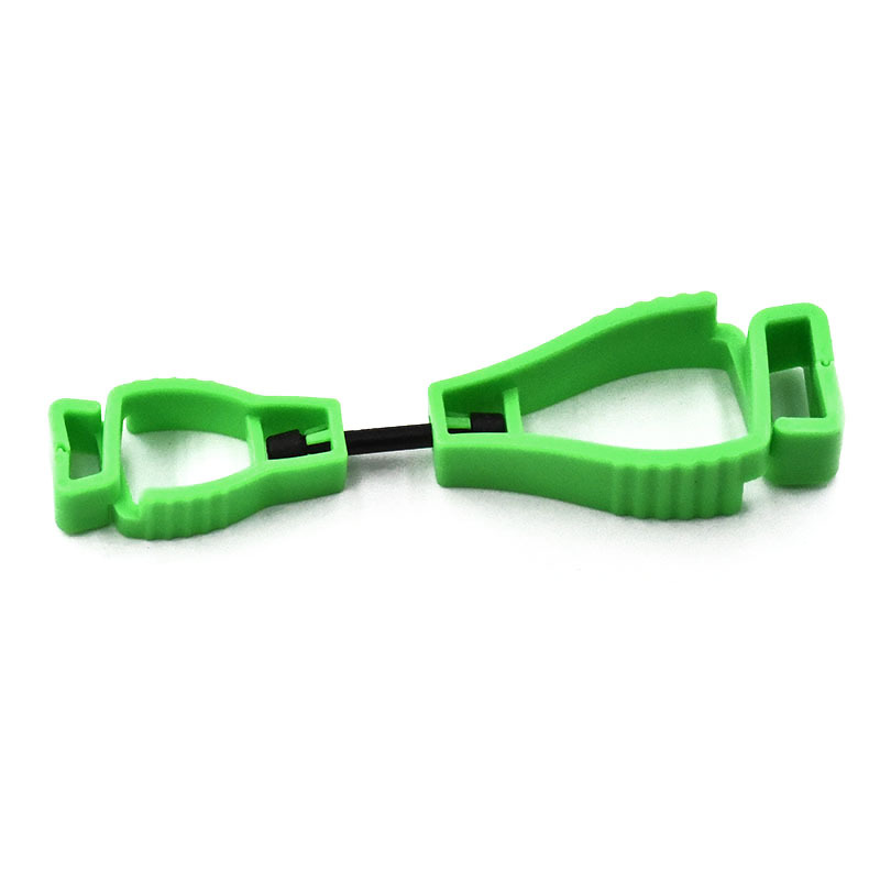 Pince à gants cintre porte-gant de sécurité en plastique gants de travail Clips pince de travail sécurité gants de travail garde outil multifonctionnel: Bleu