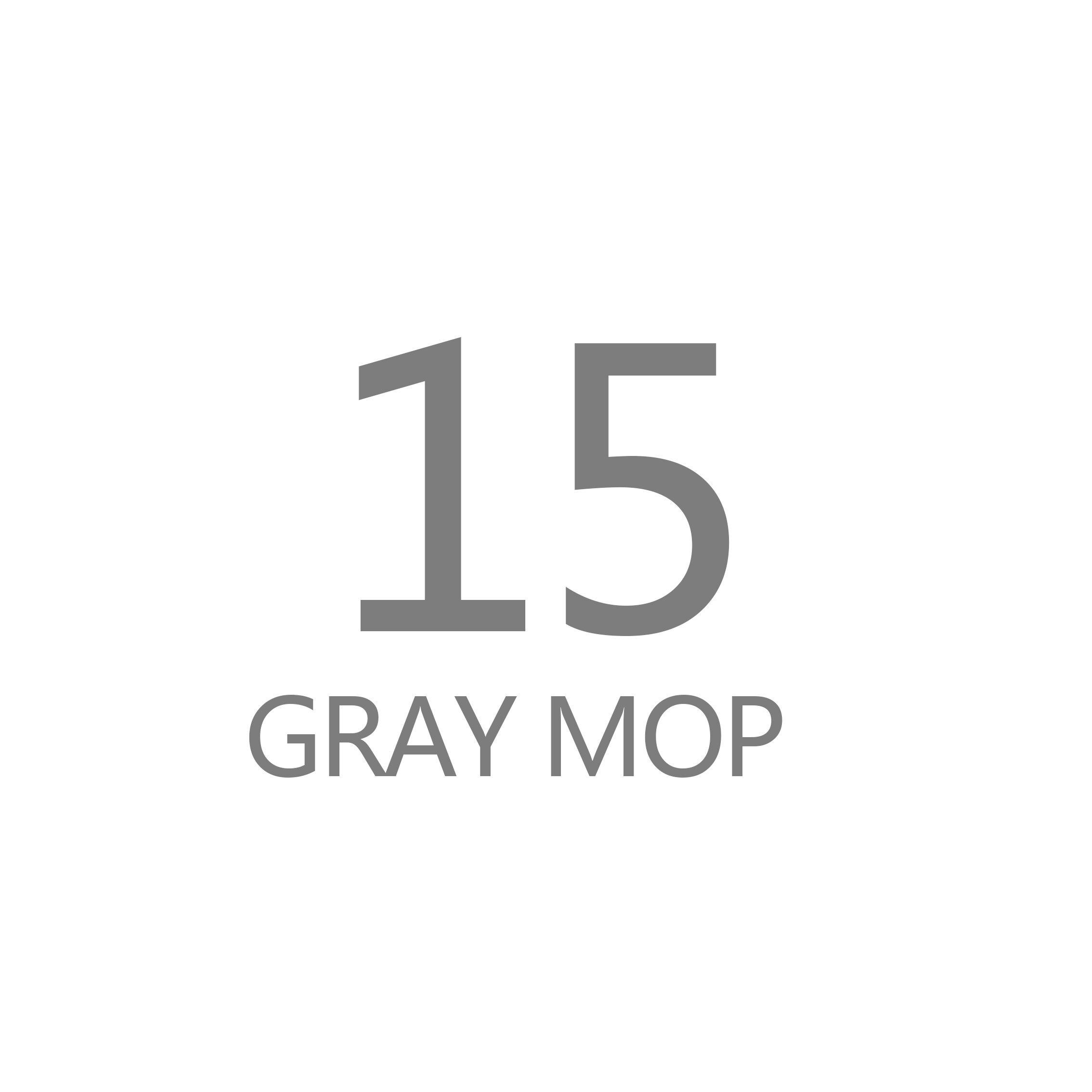 Magic Microfiber Cleaning Mops: 15  GRAY