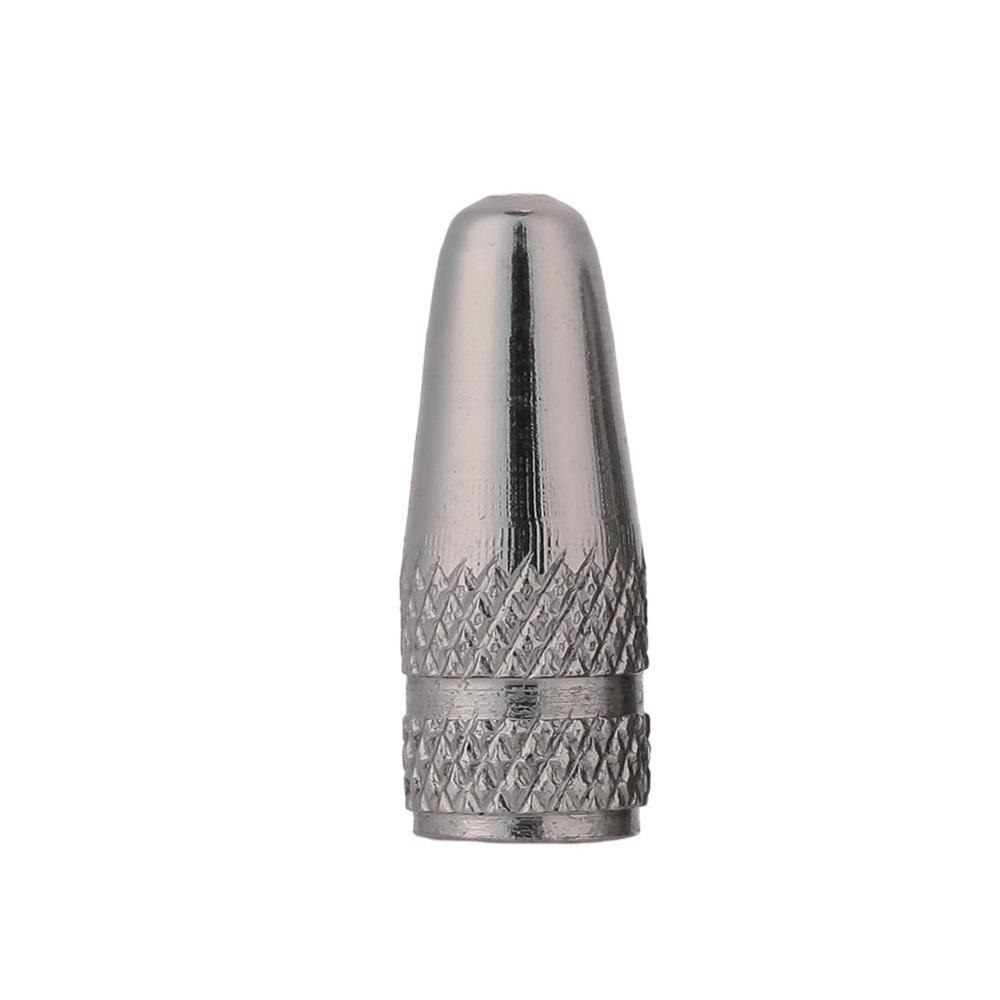 Fiets Band Band Aluminium Presta Steel Air Valve Cap Stofkap: grey