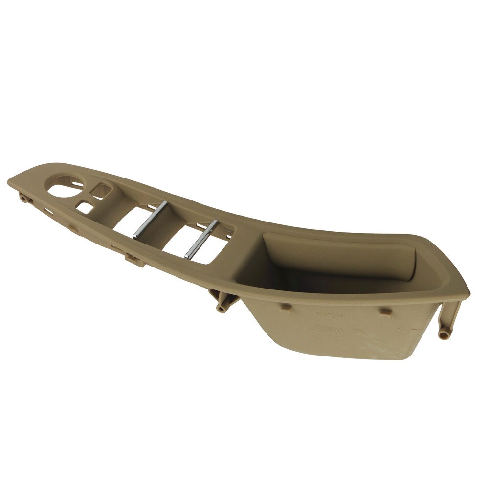 1pc For BMW 5 series F10 F11 F18 LHD Car Interior Left Front Door Handle Panel Driver's Seat Button Switch Frame Storage Box: Beige