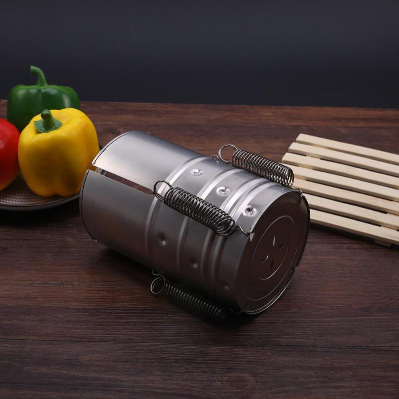 3 capas redondo de acero inoxidable prensa de jamones hacer la máquina de carne de pescado aves de corral cocina herramienta de cocina para carne pescado mariscos