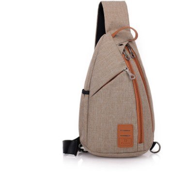 Uosc heren borsttas grote capaciteit schoudertas multifunctionele crossbody tas voor mannen koerierstas reisrugzak: Khaki