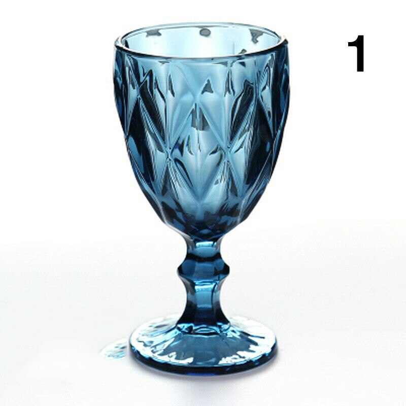 1 pz 240/300ml bicchiere da vino rosso in rilievo retrò calice bicchiere da succo bere Champagne whisky Cup decorazioni per feste di nozze