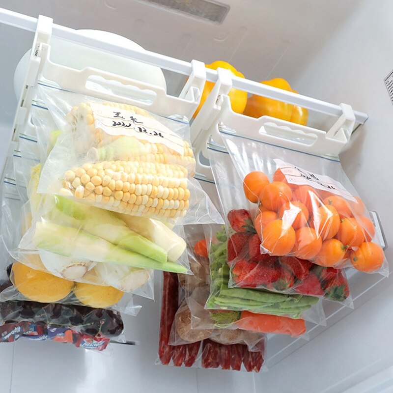10Pcs Peva Voedsel Zak Vriezer Stand Up Voedsel Opbergtas Siliconen Tas Lekvrij Top Keuken Organizer Verse Shut Tassen bpa Gratis
