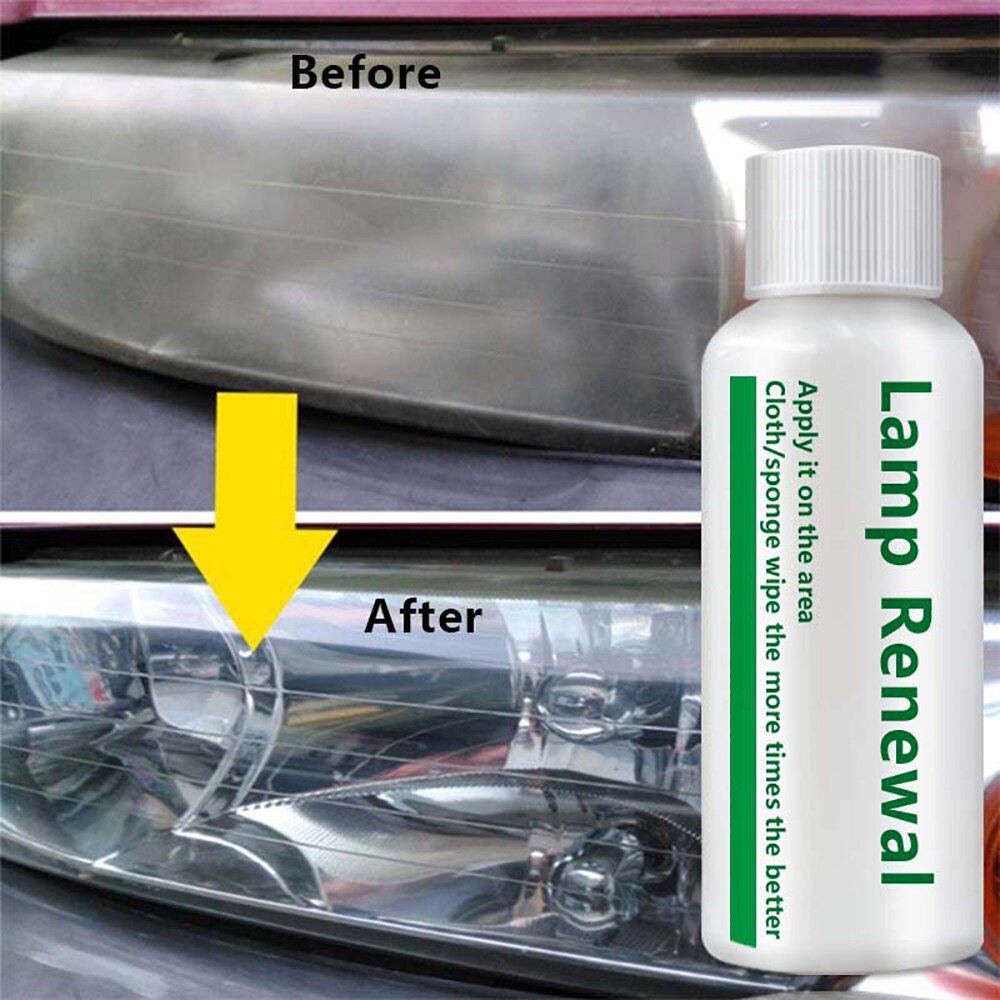 Leepee 20/50ml flydende polering frakke lampe renovering bil forlygte restaurering bil vedligeholdelse lampe regummiering agent