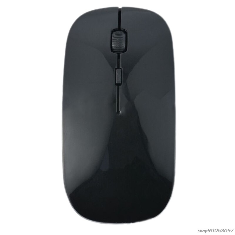 2.4 GHz USB Optical Mouse Wireless Cordless Mouse Mice Optical Scroll For PC/Laptop/Computer F25 21: Black