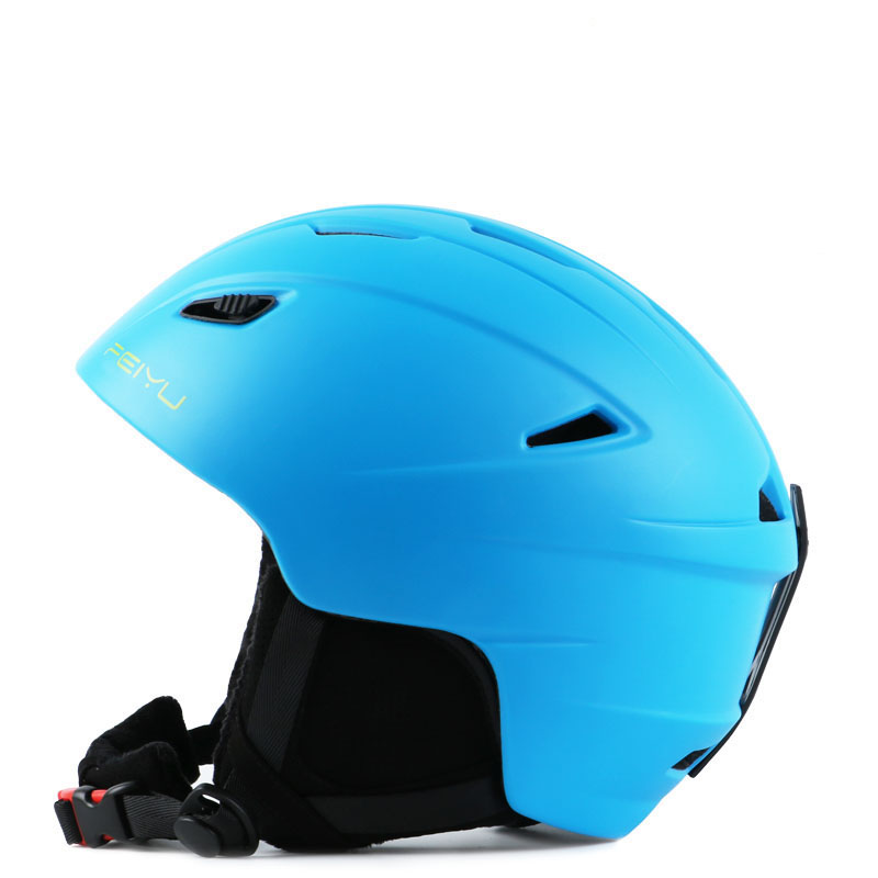 Integral geformten Ski Helm Männer Frauen Skating Sport Schutz Helm Erwachsene Snowboard Schneemobil Skateboard Skifahren Helm: matte blue / L