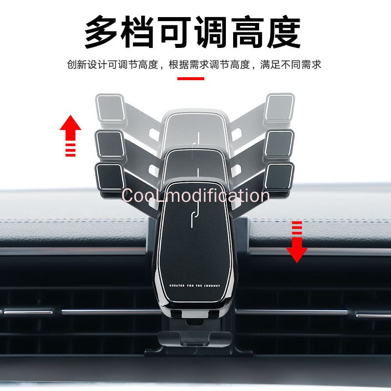 Car phone holder for Volkswagen Golf 7 / 7.5 / Golf MK7 MK7.5 interior modification parts phone stand