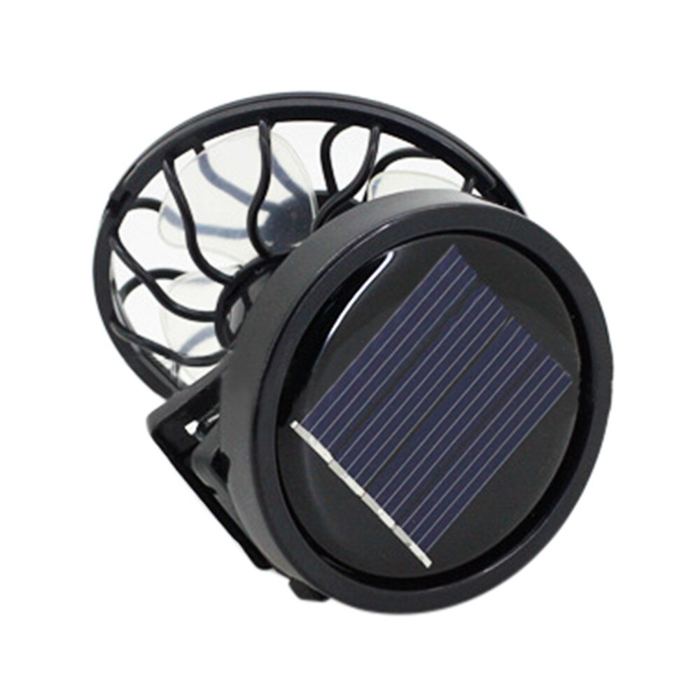 Portable Clip On Solar Cell Fan Mini Air Conditioner Sun Power Energy Panel Cooling Summer Cooler Car Fan Air Cooling Fan#p30