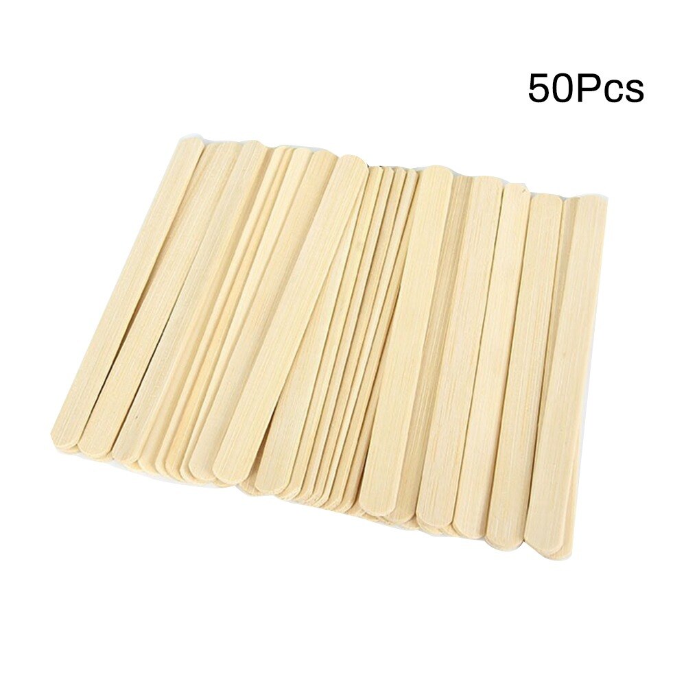 50/100pcs Popsicle Stick Ice Cube Maker Cream Tools Model Special-Purpose Wooden Craft Stick Mold Accessories: 50pcs