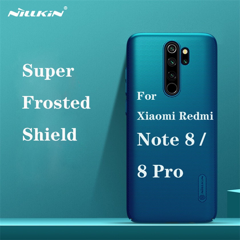 Nillkin Case For Xiaomi Redmi Note 8 Pro Cover Frosted Shield Hard PC protector Back Cover For Redmi Note 8 Case global version