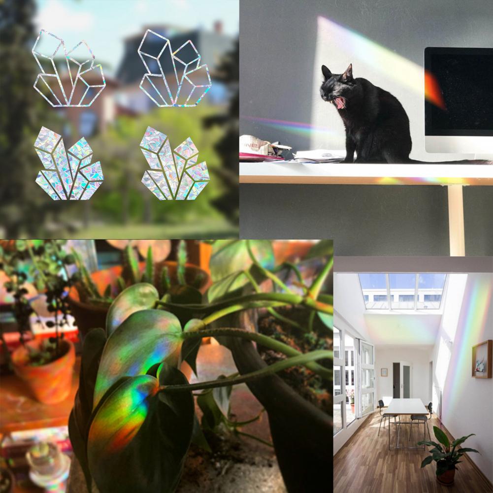 Langdurige 1 Set Mode Scheurbestendig Zon Catcher Raamstickers Multicolor Sticker Decal Innovatieve Voor Woonkamer