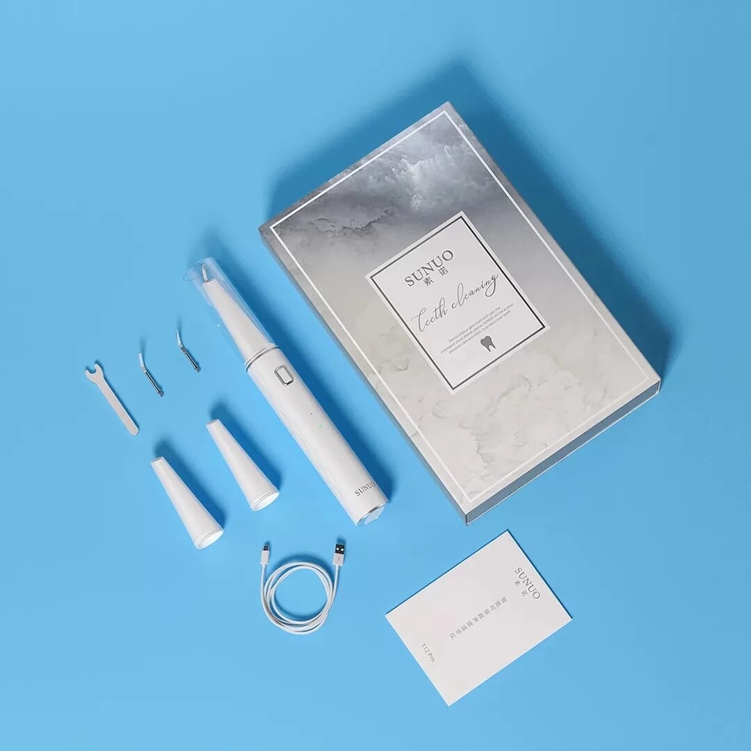 Xiaomi-limpiador Dental ultrasónico T12 Pro, removedor inteligente de sarro y cálculo Dental, endoscopio HD de 500W, con aplicación: Default Title