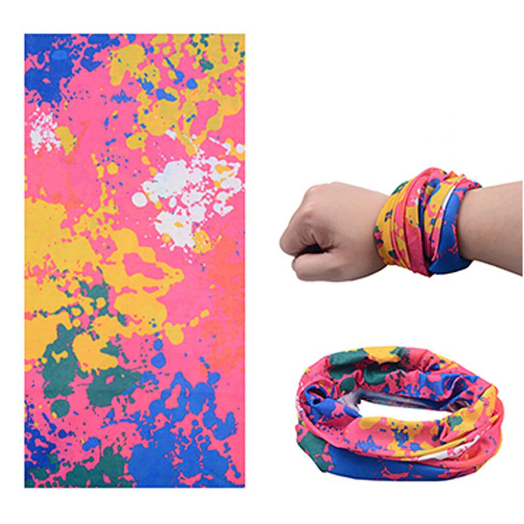 Outdoor Print Seamless Magic Scarf Ear Hook Sports Scarf Neck Tube Face Dust Riding Bandana UV Protection Neck Gaiter Scarf: A