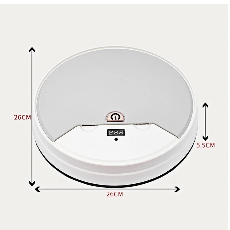 Home Multifunctional USB With Remote Control Water Tank Intelligent Sweeping Robot Three In One Three Gear Adjustment