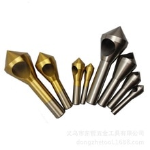 Inclined hole chamfer countersunk bit drill/inverted taper hole/screw countersunk hole/internal chip removal