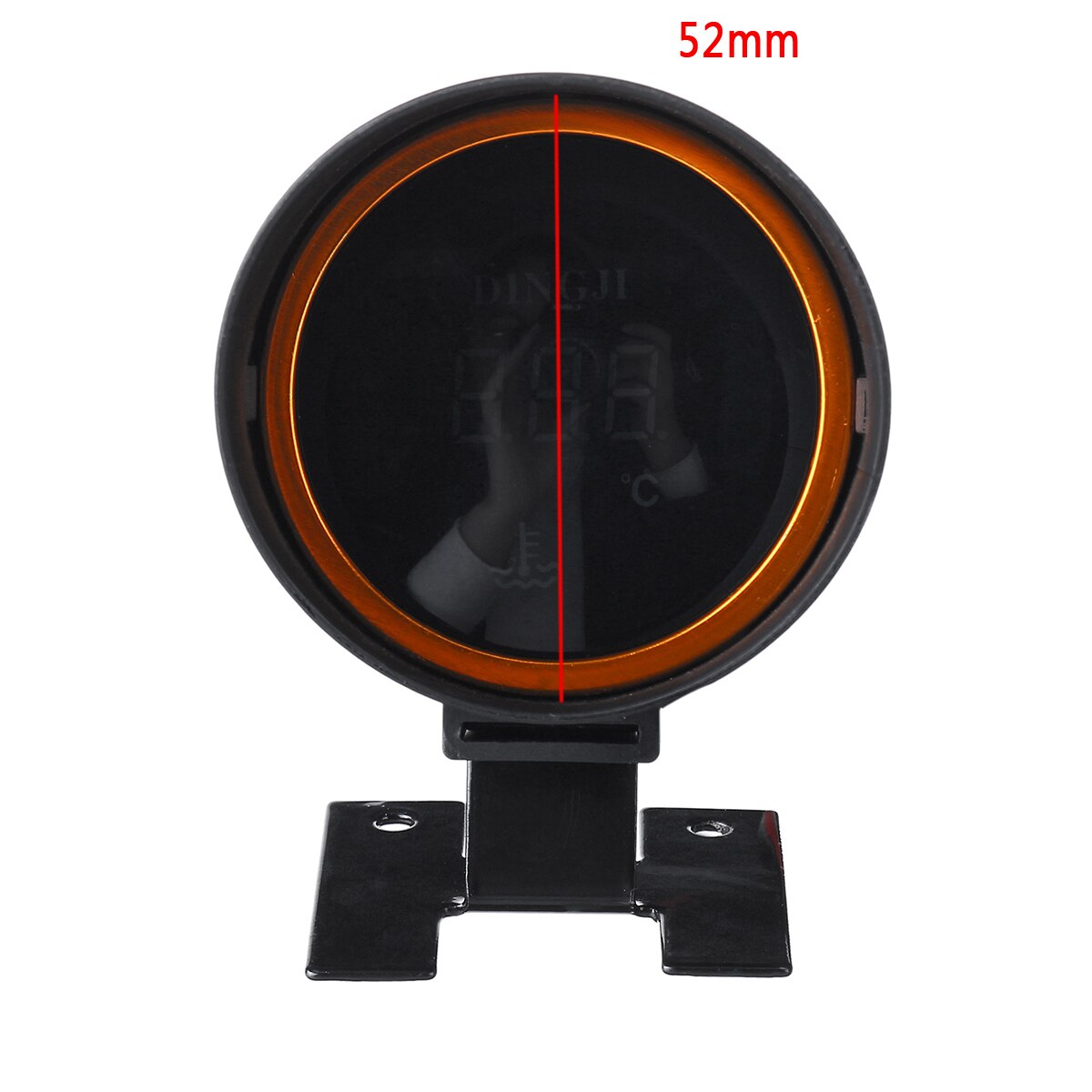 Universele Auto 52 Mm Lcd Digitale Led Water Temperatuurmeter Instrument 12V/24V Water Temp Gauge