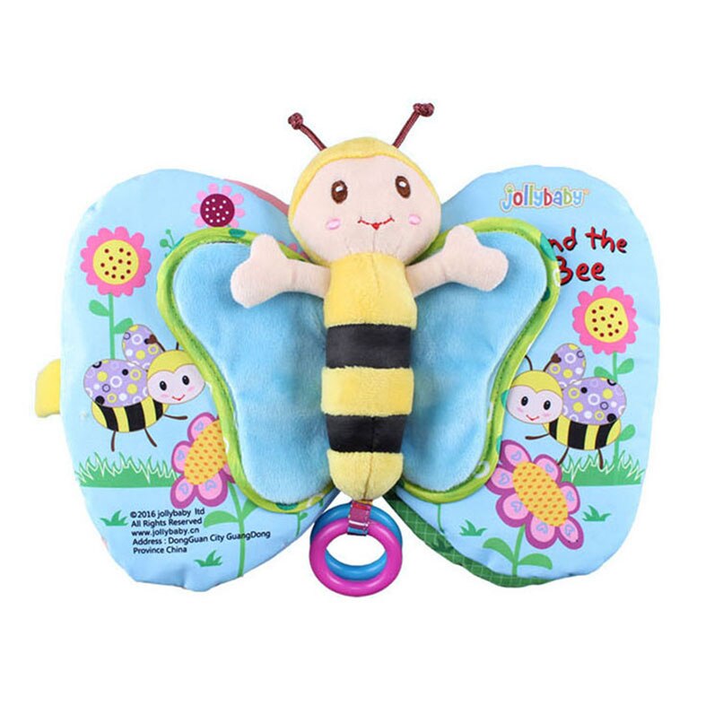 Lovely Insect Baby Soft Cloth Book Non-Toxic Fabric Cognitive Animal Early Development Teaching Infant Learning Education Toy