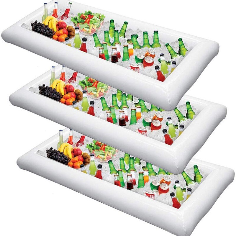 PVC Inflatable Ice Bar, Water Entertainment Outdoor Coasters, Summer Dinner Party Props