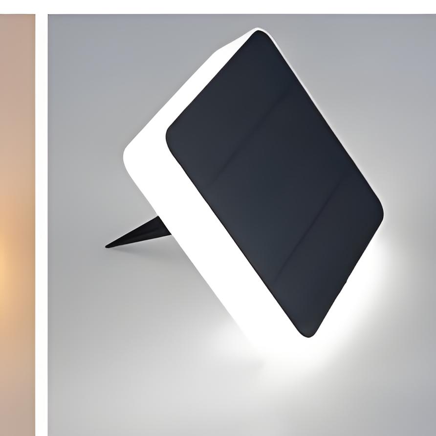 TOSHIN Set of 10 Solar Lights, LED Ground Light, Garden Light, IP65, Rectangular, Cold White