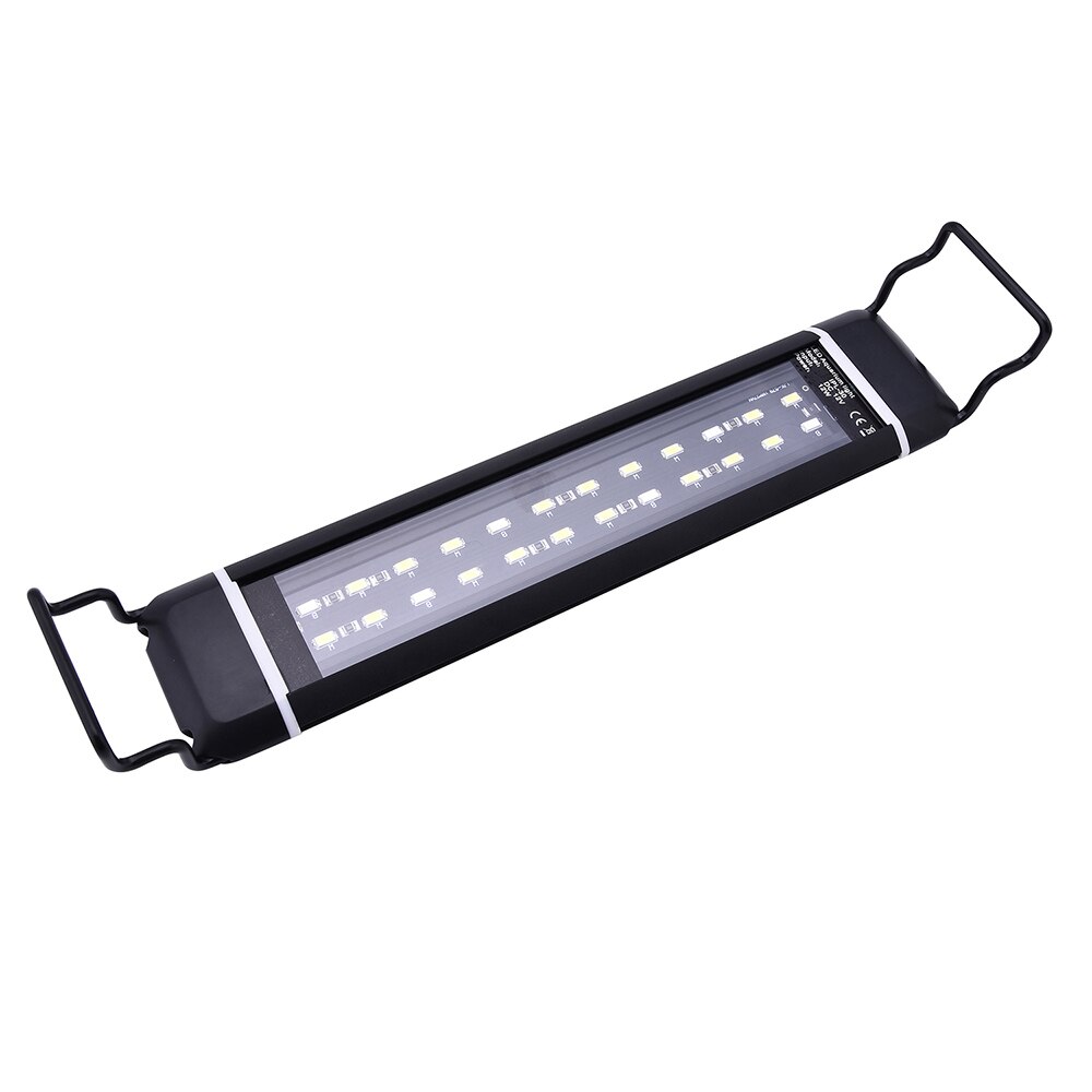 Bright 12W 24W LED Aquarium Light Fish Tank Light 28-45cm Aquariums Decor Lighting Plant Lamp Planted Fish Tank Lights D30