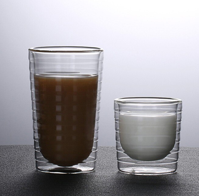 Tasse en verre à café à Double paroi de Nespresso, 85ml 150ml 350ml, après le thé, 1 pièce
