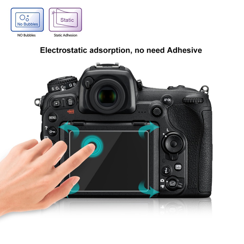 9h herdet glass lcd skjermbeskytter til panasonic lumix dc -g9 dmc -gh5 / g80 g85 gf9 gx800 gx850 kanon  sx740 sx730 hs /  yi  m1