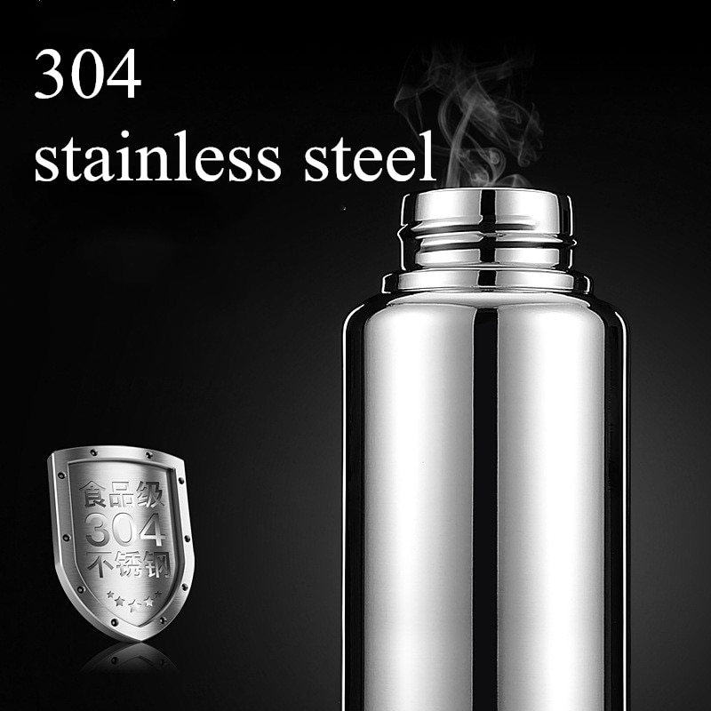 500ml Thermos Bottle Stainless Steel Thermos Cup Tea Vaccum Flasks Glass Tea Cup Office Thermos Mug Portable Travel Thermos Cups