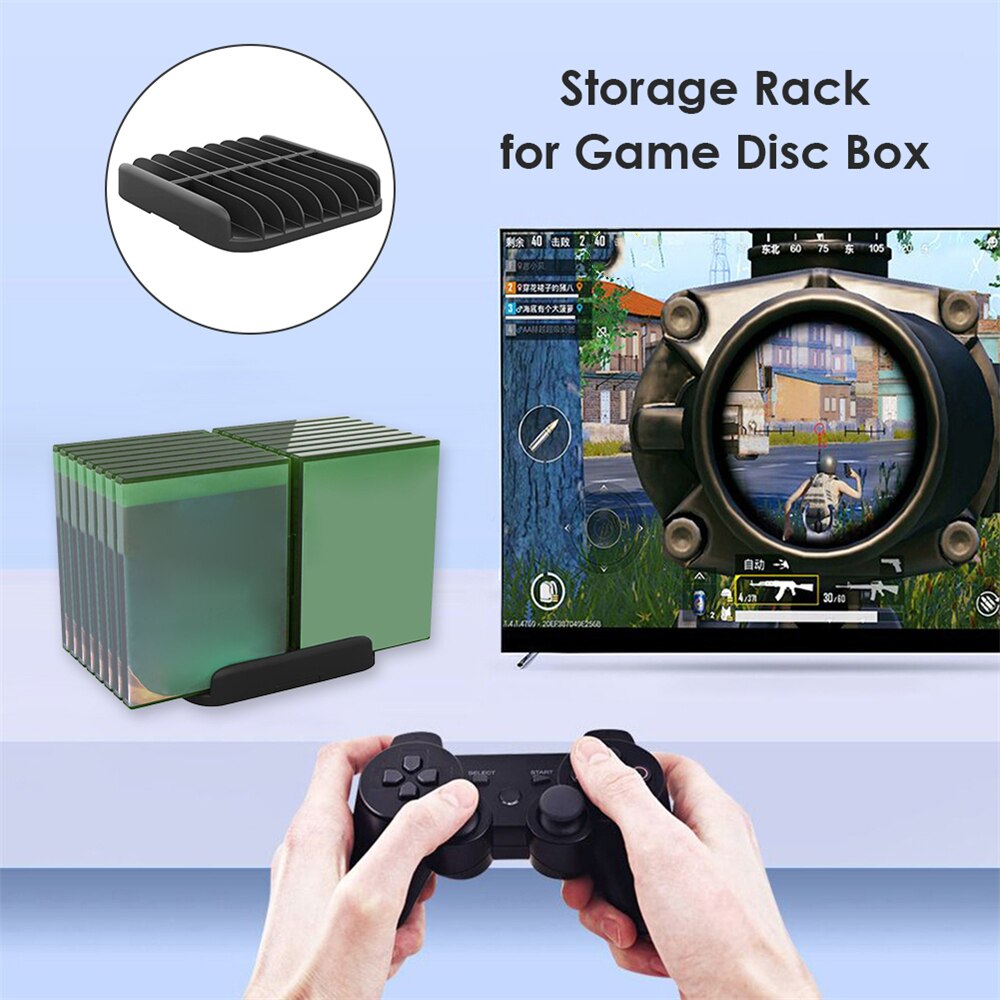 16 Game CD Storage Rack Storage Rack Game CD Holder Be Used For PS5 DE UHD PS4 XBOX