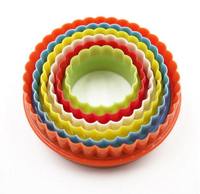 Molde de galletas con figuras geométricas, utensilio de cocina para hornear pasteles y sartenes, DIY, 5 uds.: L0008 1