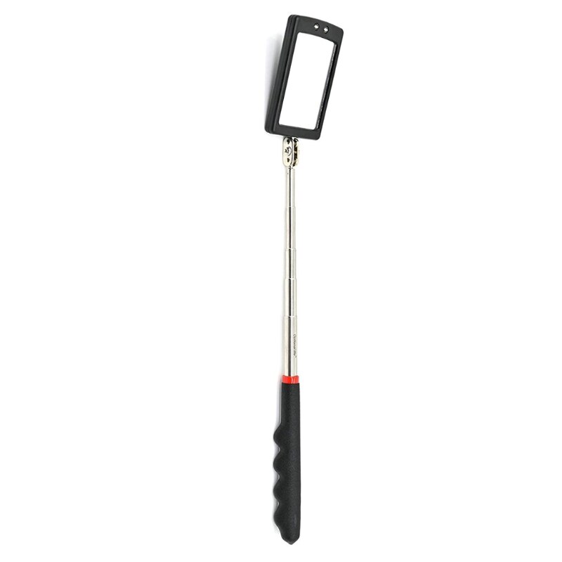 Extendable Inspection Mirror for Automobile LED Lamp Endoscope 360° Rotation Retractable Lighted Tool for Mechanic, Home Inspect