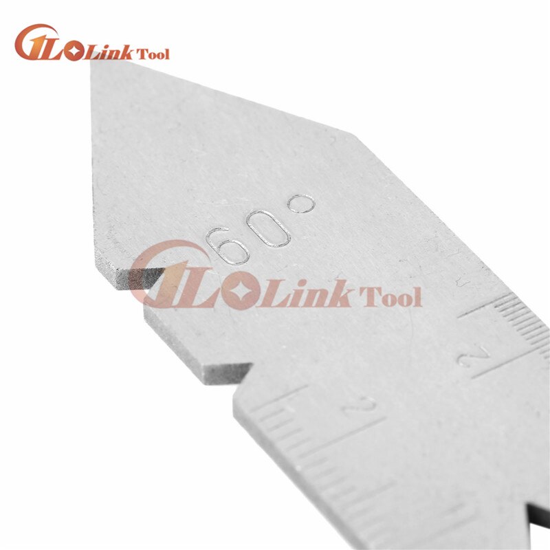 60 stopni 55 stopni Cal metryczny gwint poziom miernik Center miernik tokarka pomiarowa narzędzie 2 sztuk/partia