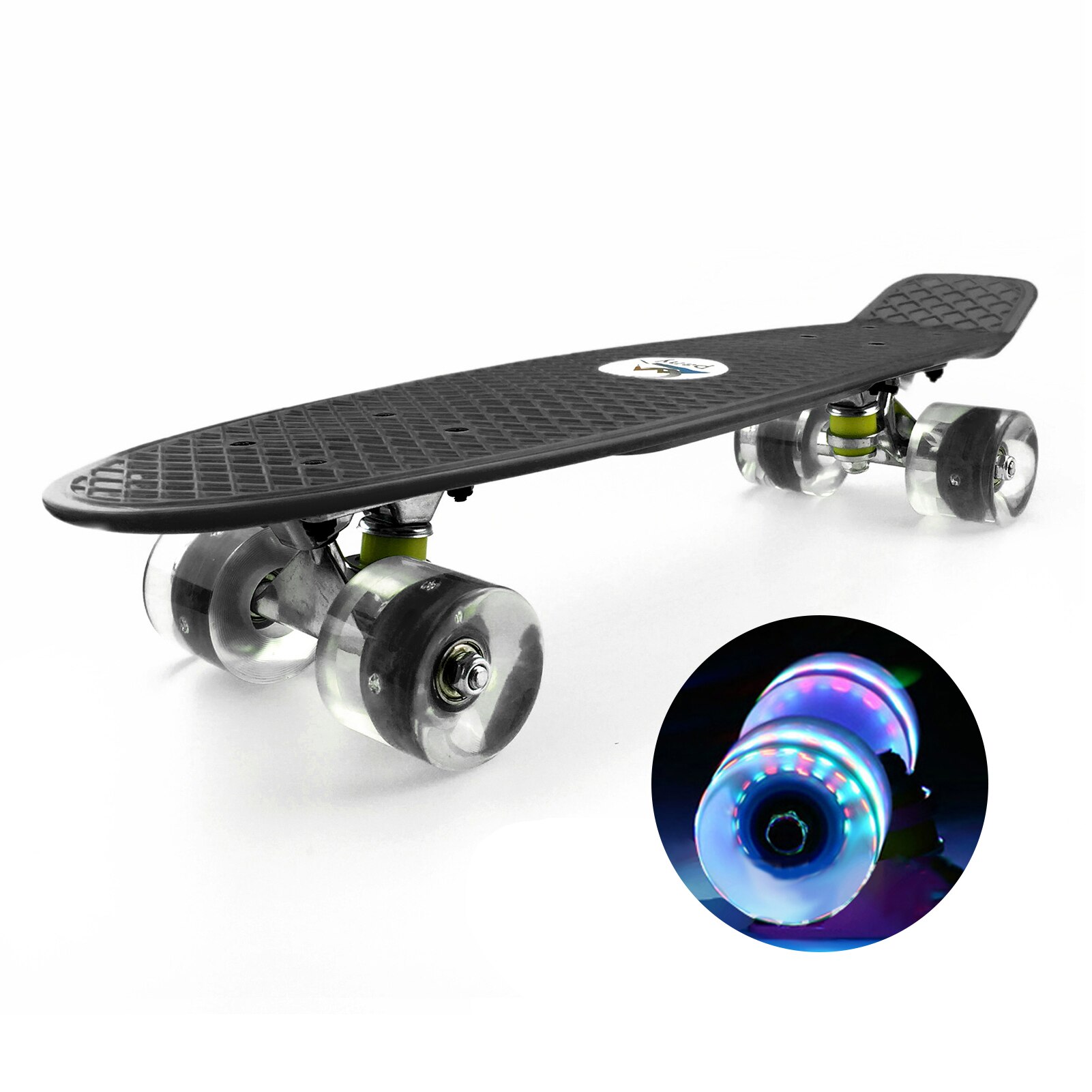 22 &#39;&#39;Skateboard mit Farbige LED Räder Blinkende Räder Skateboard Für freundlicher Jungen und Mädchen