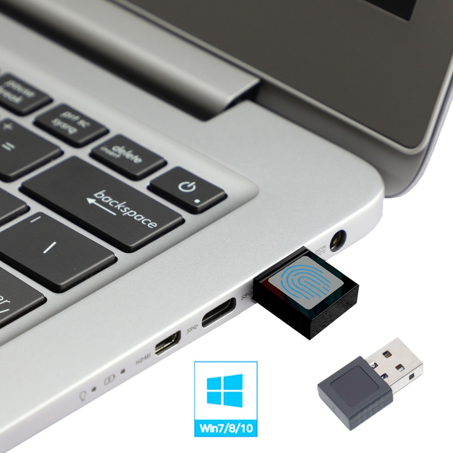 Mini USB Fingerprint Reader module device for computer Windows 7,8,10 hello Biometrics Security Key PC file security
