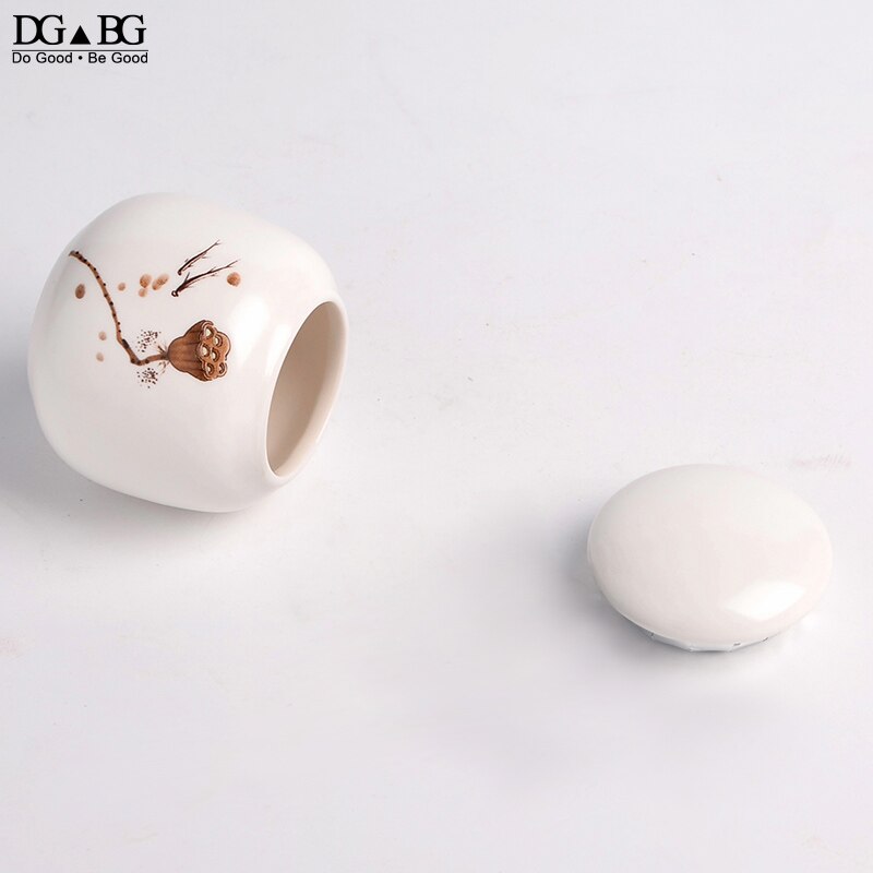 White Ceramic Pet Ashes Urn Cremation Ash Holder Small Animal Pet Parrot Bird Funeral Memorial Casket Burial Urns In Niche