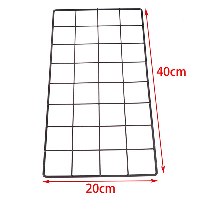Nordic iron grid väggkonst dekoration hylla heminredning sovrum foton ram vykort mesh display förvaring arrangör rackhållare