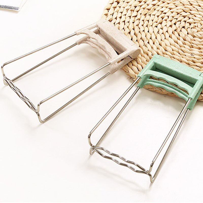 Stainless Steel Take Bowl Clip Anti-Scalding Clip Multi-Function Catch Plate Kitchen Non-Slip Tray Lift Dish Clamp