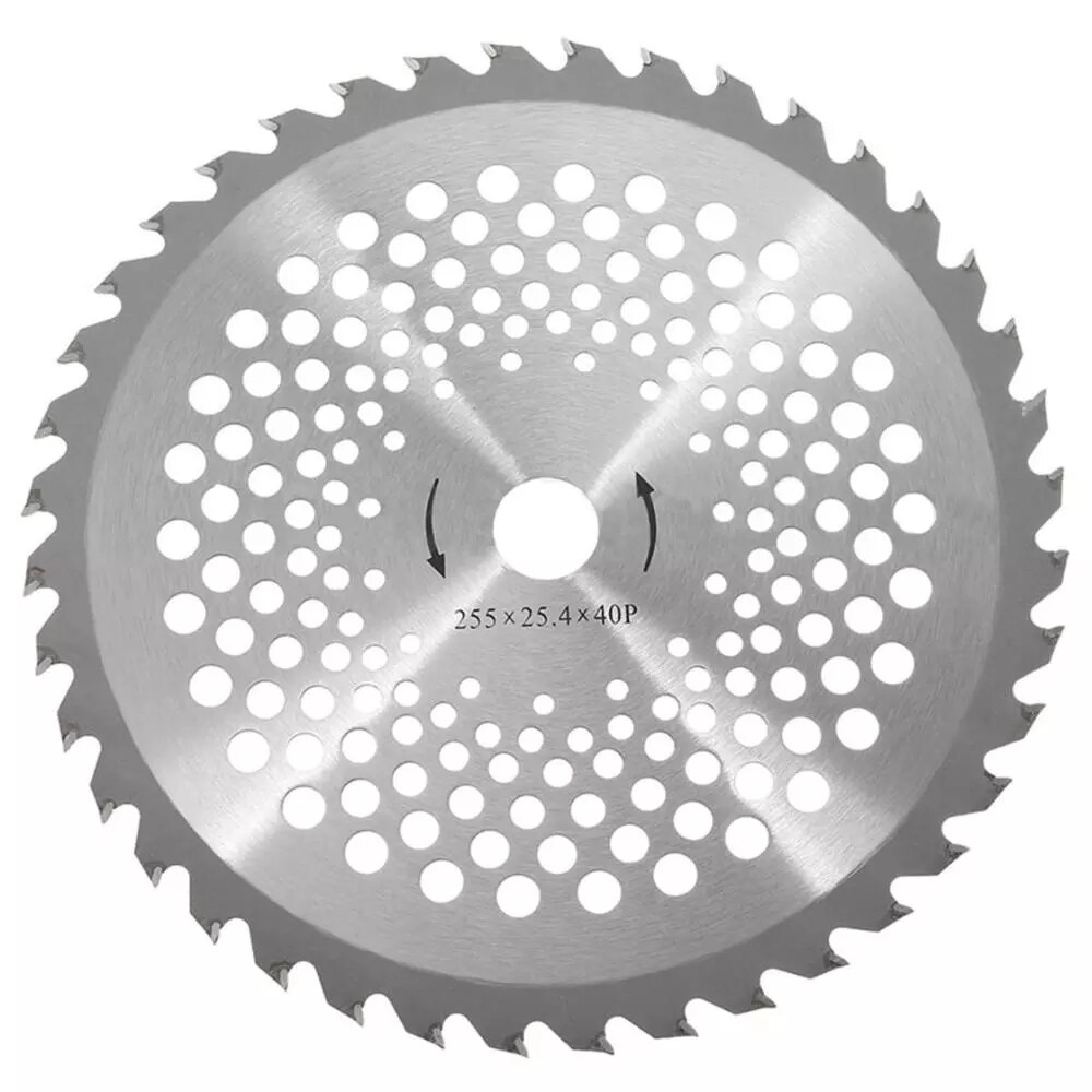 Durable 10 Inch 40T/60T/80T Brush Cutter Blade Lawn Mower Cutter Replacement Circular Saw Blade For Garden Tool Sharp: 80 Teeth
