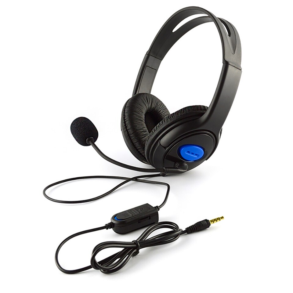 Przewodowe słuchawki z mikrofonem izolacja hałasu słuchawki 40mm sterownik bas Stereo dla Sony PS3 PS4 Laptop komputer dla graczy zestaw słuchawkowy